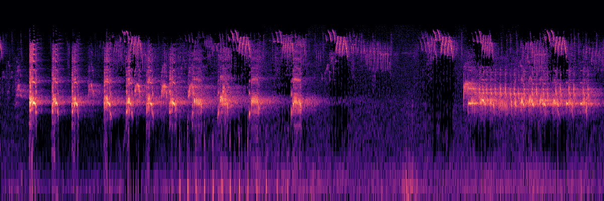 Spectrogram: Sandhill Crane With Reverberant Chorus